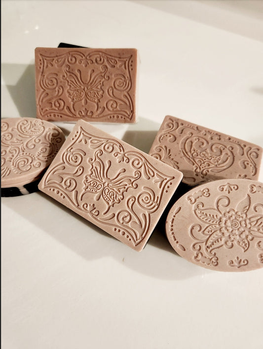 Rose and Charcoal Clay Facial Soap